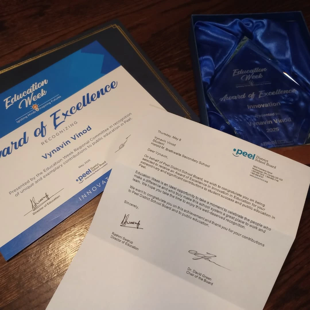 Peel Education Week Award for Innovation